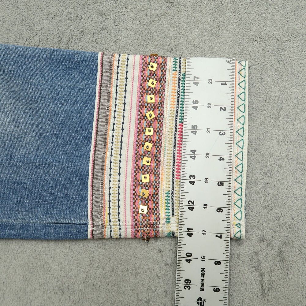 Chico's Jeans Women's 2R US-12R High-Rise Girlfriend Slim Leg Crop 24" Inseam - Picture 6 of 16